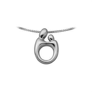 Afbeelding van M'amour hanger witgoud G20