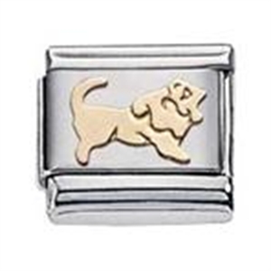 Afbeelding van Zoppini - 9mm - horoscoop leeuw goud