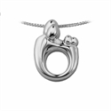 Afbeelding van M'amour familie hanger zilver Z27