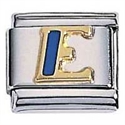 Afbeelding van Zoppini - 9mm - letter E emaille