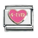 Afbeelding van Zoppini - 9mm - diversen hart rose 4-ever